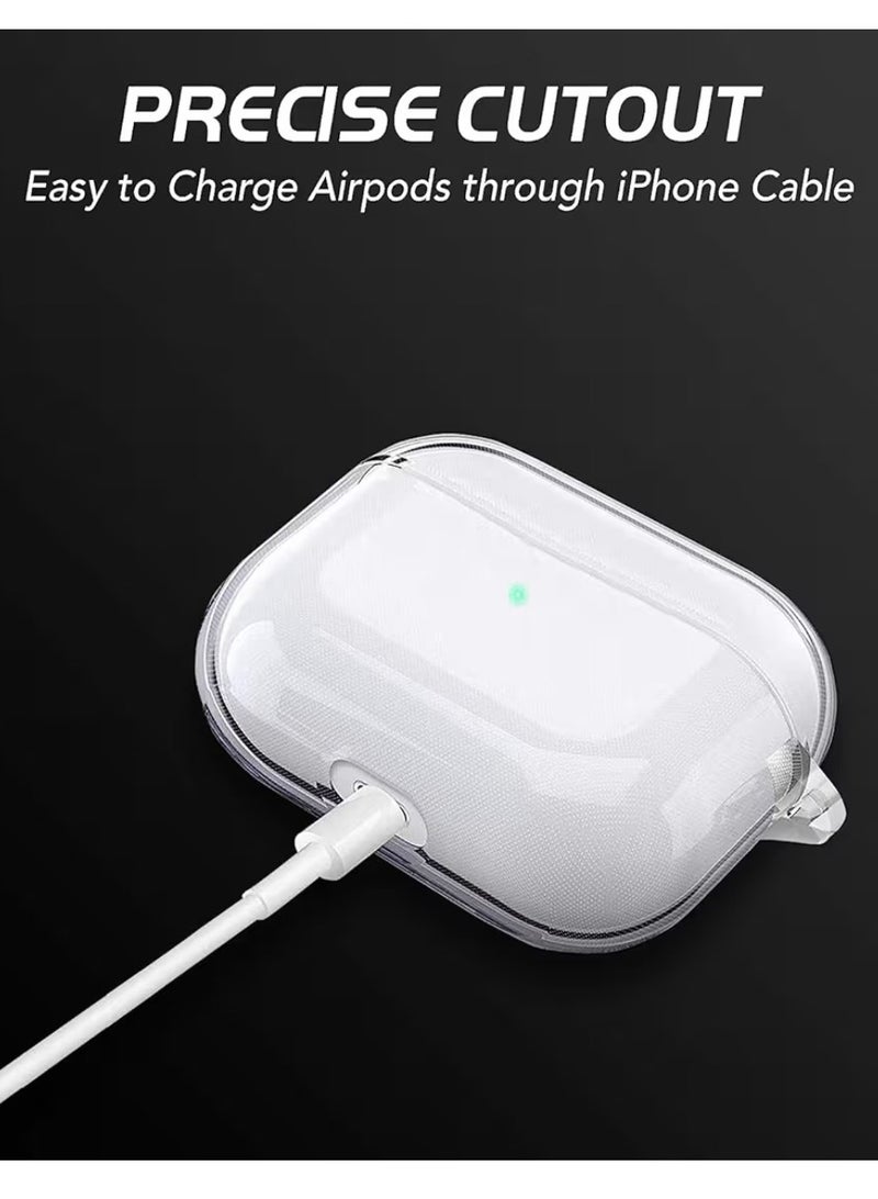 Case Clear Case for AirPods 3 (3rd Generation) with KeyChain – Transparent Protective Cover for Charging Case, Shockproof Scratch-Resistant Slim Fit with Easy Access to Charging Port - Image 5